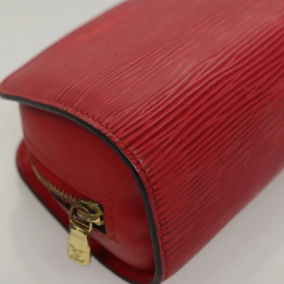 LOUIS VUITTON Epi Dauphine PM Pouch Castilian Red M48447 LV Auth th5819 - Picture 11 of 16